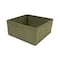 John Louis Home Half Cube Fabric Storage Bin, Tweed, Green, 11 in W BIN-HC-T03 - alternate 1